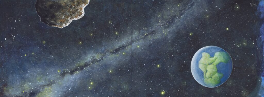 A stunning view of the Milky Way galaxy with countless stars scattered across the night sky.