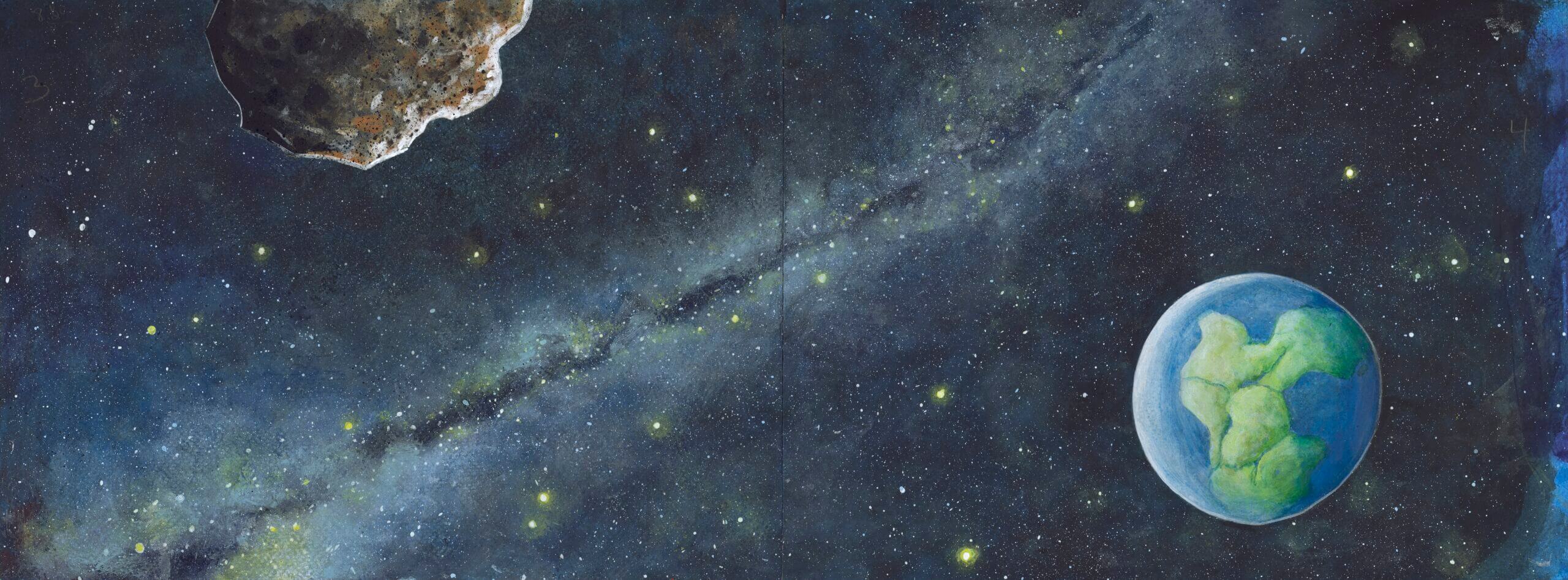 A stunning view of the Milky Way galaxy with countless stars scattered across the night sky.